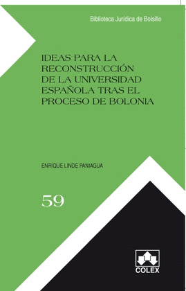 IDEAS PARA RECONSTRUCCION DE UNIVERSIDAD ESPAÑOLA TRAS BOLON