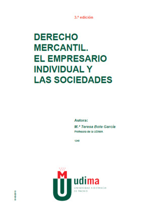 DERECHO MERCANTIL. EL EMPRESARIO INDIVIDUAL Y LAS SOCIEDADES