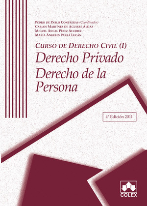 CURSO DERECHO CIVIL I DCHO PRIVADO 4ªED