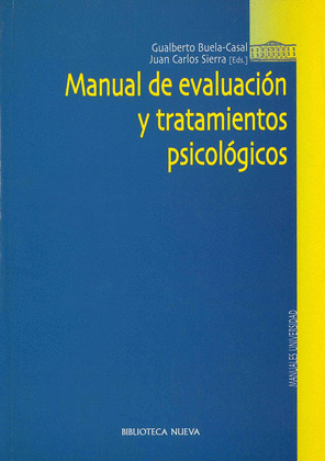 MANUAL DE EVALUACION Y TRATAM.PSICOLOG.