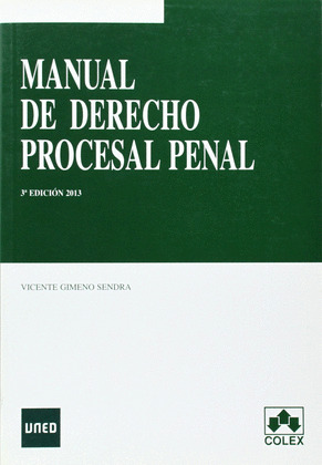 MANUAL DE DERECHO PROCESAL PENAL 2013