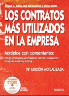 CONTRATOS MAS UTILIZADOS EN LA EMPRESA, LOS (12ª EDICION ACTUALIZADA)