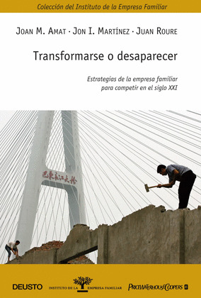 TRANSFORMARSE O DESAPARECER