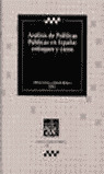 CCP12. ANALISIS DE POLITICAS EN ESPAÑA: ENFOQUES Y CASOS