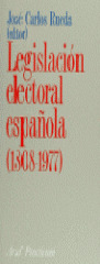 LEGISLACION ELECTORL EN ESPAÑA