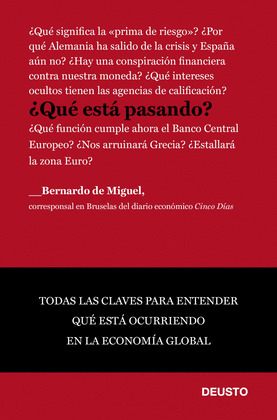 ¿QUE ESTA PASANDO?