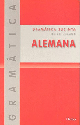 GRAMÁTICA SUCINTA DE LA LENGUA ALEMANA NUEVA EDICIÓN