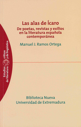 ALAS DE ICARO,LAS-DE POETAS,REVISTAS Y EXILIOSEN LITER.CONTE