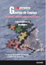 TEMARIO ESPECÍFICO 4 DE GESTIÓN DE EMPLEO DE LA COMUNIDAD DE MADRID