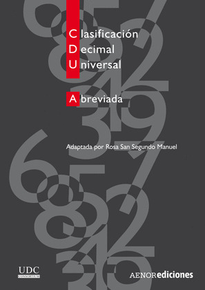 CLASIFICACIÓN DECIMAL UNIVERSAL (CDU) ABREVIADA. FORMATO PDF
