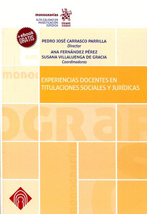 EXPERIENCIAS DOCENTES EN TITULACIONES SOCIALES Y JURIDICAS