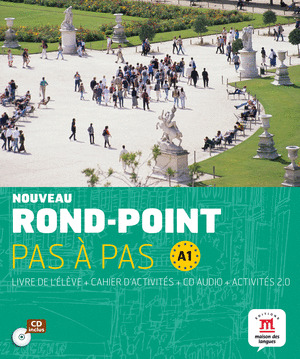 NOVEAU ROND POINT PAS A PAS A1  LIVRE DE LŽELEVE+ CAHIER D'EXERCISES + CD
