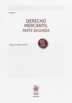 DERECHO MERCANTIL PARTE SEGUNDA 2ª EDICION 2017