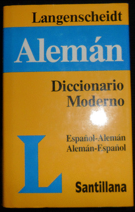 DICCIONARIO MODERNO ALEMAN-ESPAÑOL VV LANGENSCHEIDT