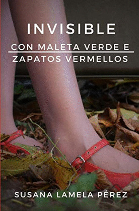 INVISIBLE, CON MALETA VERDE E ZAPATOS VERMELLOS