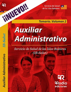 AUXILIAR ADMINISTRATIVO DEL SERVICIO DE SALUD DE LAS ISLAS BALEARES. TEMARIO. VO
