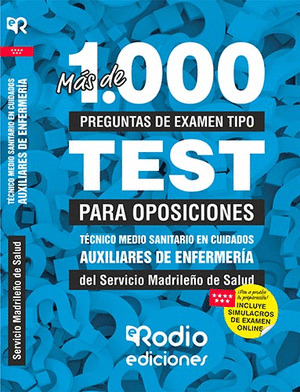 TECNICO MEDIO SANITARIO EN CUIDADOS AUXILIARES DE ENFERMERIA DEL SERMAS. MAS DE