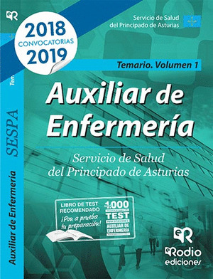 AUXILIAR DE ENFERMERIA. SERVICIO DE SALUD DEL PRINCIPADO DE ASTURIAS. TEMARIO VO