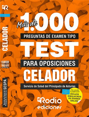 CELADOR DEL SESPA. MAS DE 1.000 PREGUNTAS DE EXAMEN TIPO TEST.