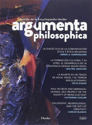 ARGUMENTA PHILOSOPHICA. Nº 1 2017