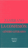 CONFESION GENERO LITERARIO