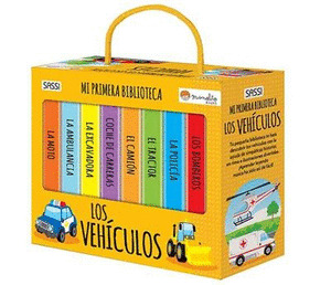 MI PRIMERA BIBLIOTECA: LOS VEHÍCULOS (CAJA MALETÍN 8 LIBROS)
