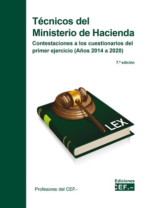 TÉCNICOS DEL MINISTERIO DE HACIENDA 2022 CONTESTACIONES A LOS CUESTIONARIOS DEL