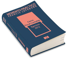 MEMENTO CIERRE FISCAL-CONTABLE. EJERCICIO 2012