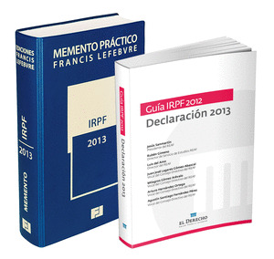 PACK:  MEMENTO IRPF 2013 + GUÍA IRPF 2012. DECLARACIÓN 2013