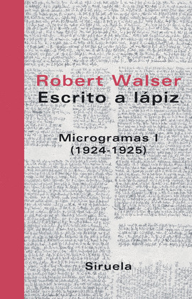 ESCRITO A LAPIZ. MICROGRAMAS I