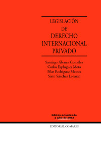LEGISLACIÓN DE DERECHO INTERNACIONAL PRIVADO (2013)