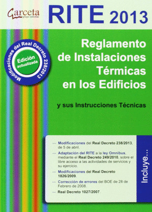 REGLAMENTO DE INSTALACIONES TERMICAS EN LOS EDIFICIOS