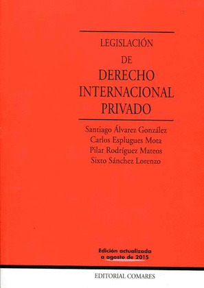 LEGISLACIÓN DE DERECHO INTERNACIONAL PRIVADO