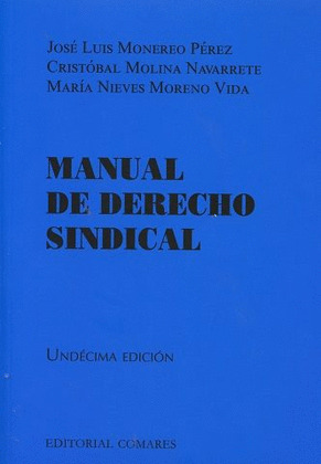 MANUAL DE DERECHO SINDICAL