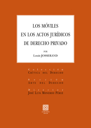 LOS MOVILES EN LOS ACTOS JURIDICOS DE DERECHO PRIVADO