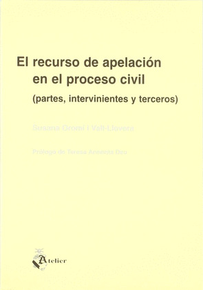 RECURSO DE APELACION PROCESO CIVIL