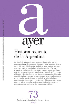 HISTORIA RECIENTE DE LA ARGENTINA (AYER, 073)