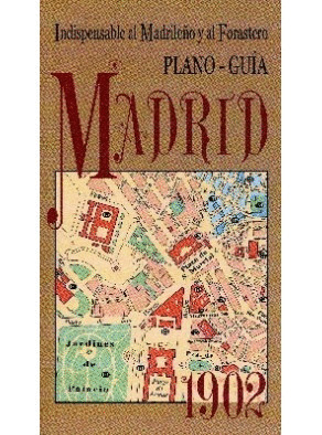 PLANO GUIA MADRID 1902