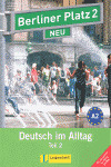 BERLINER PLATZ NEU 2, TEIL 2. DEUTSCH IM ALLTAG (ALUMNO + EJERCICIOS +CD)