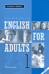 NEW ENGLISH FOR ADULTS 1. TEACHERŽS MANUAL. PROFESOR