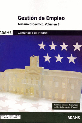 TEMARIO ESPECIFICO 3 GESTION DE EMPLEO DE LA COMUNIDAD DE MADRID