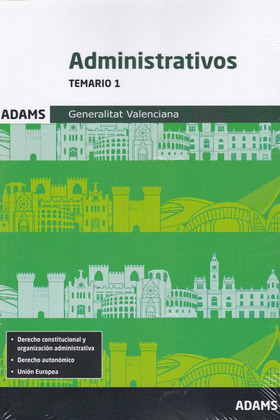 TEMARIO 1 ADMINISTRATIVOS GENERALITAT VALENCIANA