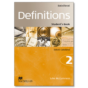CATALÁN. DEFINITIONS STUDENTŽS 2º BACHILLERATO PACK ED.CATALANA