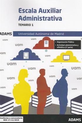 TEMARIO 1 ESCALA AUXILIAR UNIVERSIDAD AUTONOMA DE MADRID