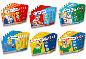 OXFORD READING TREE - FLOPPY'S PHONICS LEVEL 1 CLASS PACK OF 36