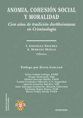 ANOMIA, COHESION SOCIAL Y MORALIDAD
