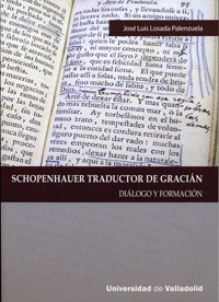 SCHOPENHAUER TRADUCTOR DE GRACIÁN. DIÁLOGO Y FORMACIÓN