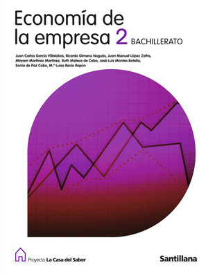 ECONOMIA DE LA EMPRESA, 2º BACHILLERATO. PROYECTO LA CASA DEL SABER, 2009