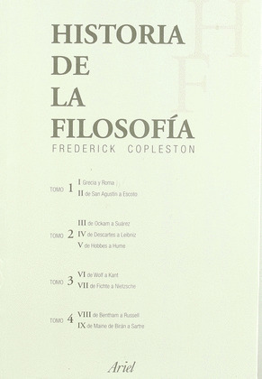 HISTORIA DE LA FILOSOFIA 4 TOMOS - ESTUCHE