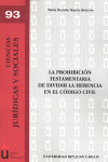 PROHIBICION TESTAMENTARIA DE DIVIDIR LA HERENCIA CODIGO CIVIL